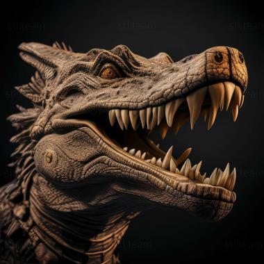 3D model Sarcosuchus (STL)